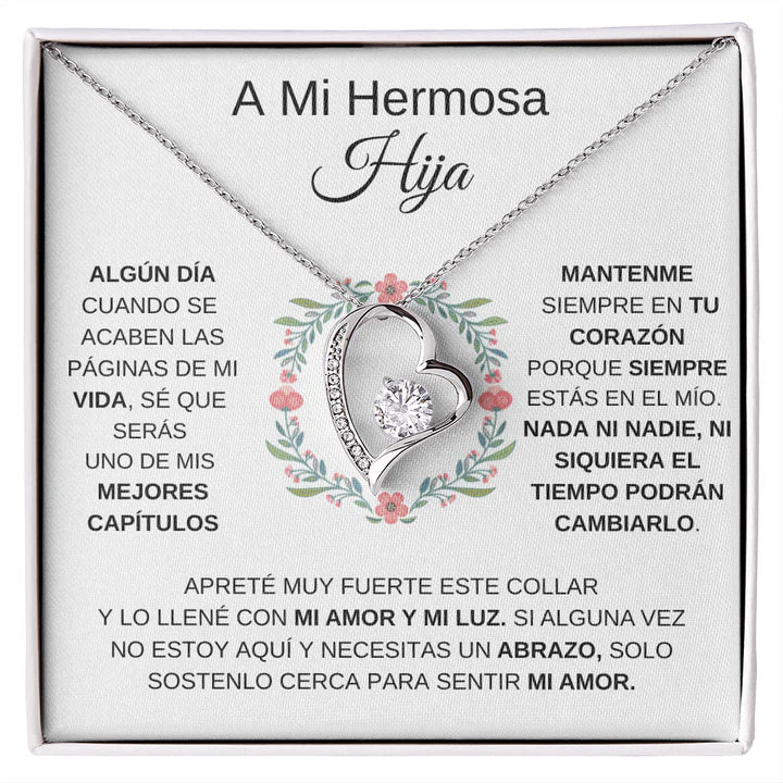 A Mi Hermosa Hija - Collar De Amor Eterno