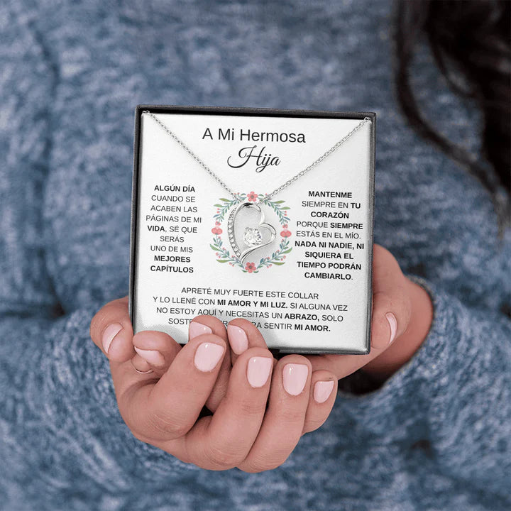 A Mi Hermosa Hija - Collar De Amor Eterno