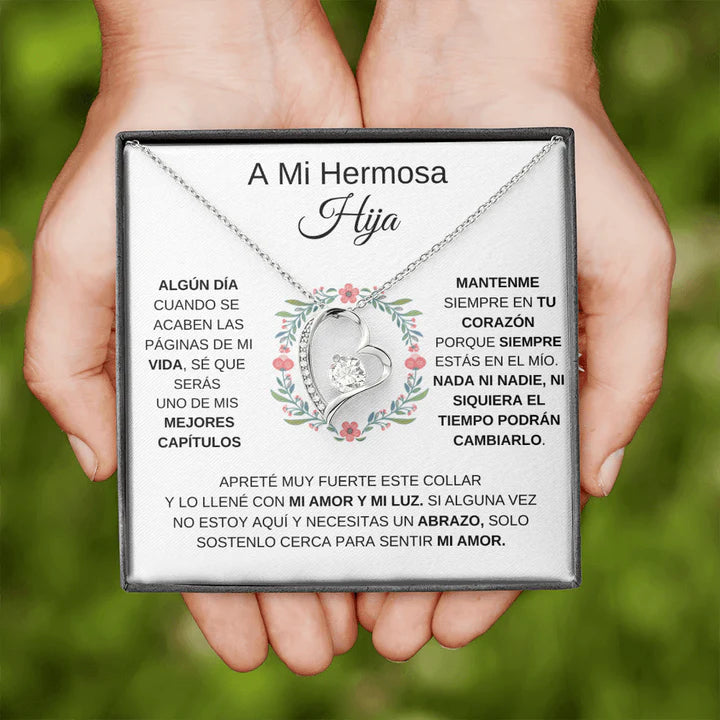 A Mi Hermosa Hija - Collar De Amor Eterno